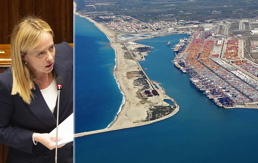 La Meloni “sblocca” il rigassificatore di Gioia Tauro